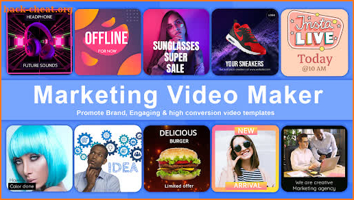 Marketing video maker Ad maker screenshot