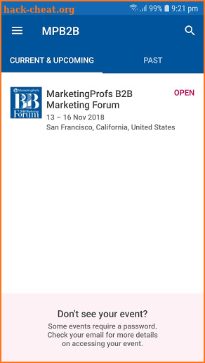 MarketingProfs B2B Forum screenshot