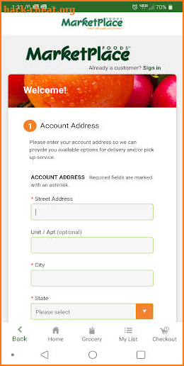 MarketPlace Foods WI screenshot