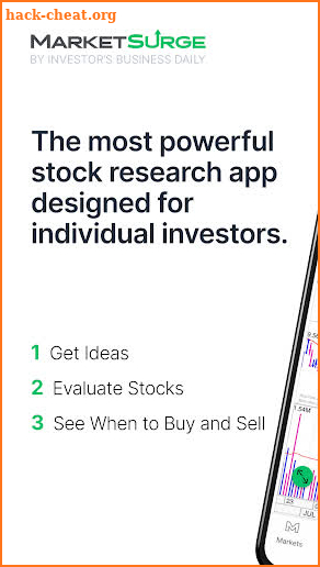 MarketSurge screenshot