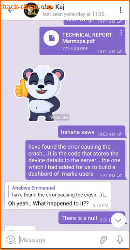 Marlia Messenger screenshot