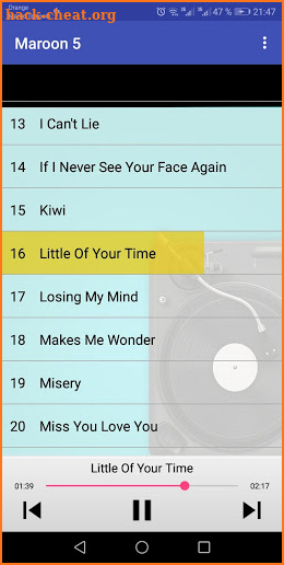 Maroon 5 Songs screenshot