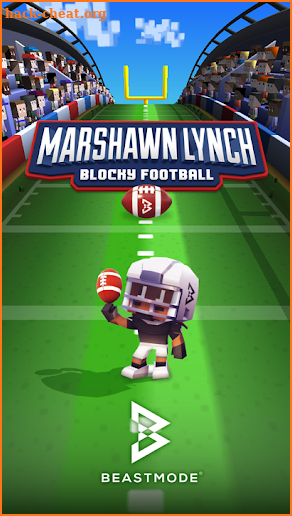 Marshawn Lynch Blocky Football screenshot