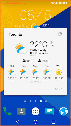 Marshmallow Weather Icons Set for Chronus screenshot