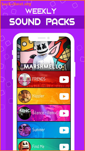 Marshmello Drum Pad screenshot