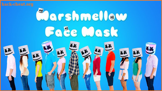 Marshmello Face Mask Photo Editor screenshot