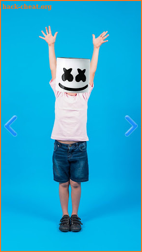 Marshmello Face Mask Photo Editor screenshot