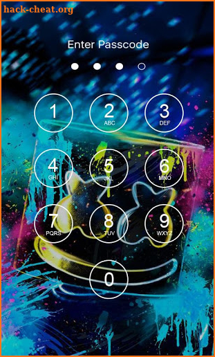 Marshmello Lock Screen screenshot