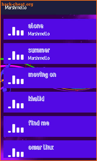 Marshmello Piano Song And Lyrics screenshot