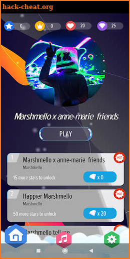 Marshmello Piano Tiles DJ screenshot