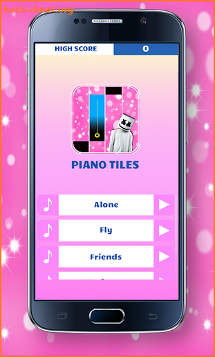 Marshmello Piano Tiles Remix screenshot