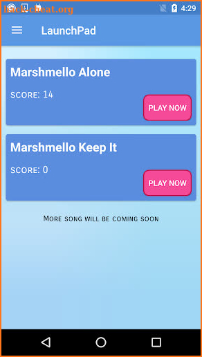 Marshmello Songs Launchpad screenshot
