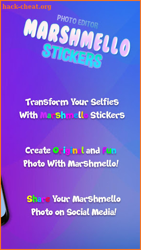 Marshmello Stickers - Marshmello Photo Editor screenshot