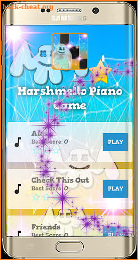Marsmellow Piano Game screenshot