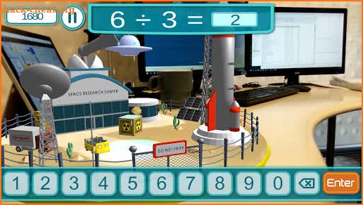 Martian Math: Division screenshot