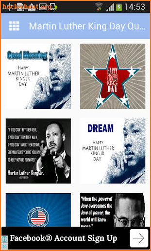 Martin Luther King Day Quotes and Sayings screenshot