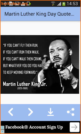 Martin Luther King Day Quotes and Sayings screenshot