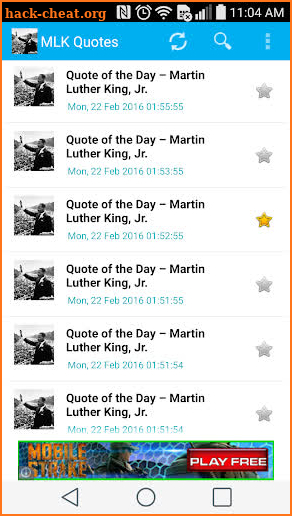 Martin Luther King Quote Daily screenshot