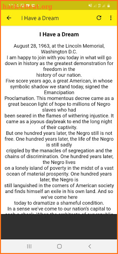 Martin Luther King speeches screenshot
