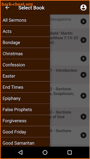 Martin Luther Sermons screenshot