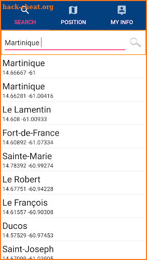 Martinique GPS Map Navigator screenshot