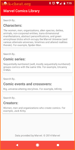 Marvel Comics Library screenshot