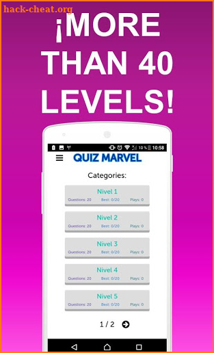 Marvel Quiz screenshot