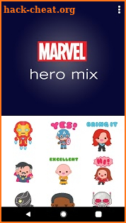Marvel Stickers: Hero Mix screenshot