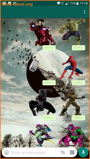 Marvel stickers - WAStickerApps screenshot