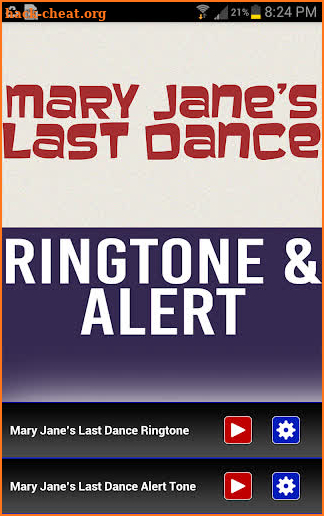 Mary Janes Last Dance Ringtone screenshot