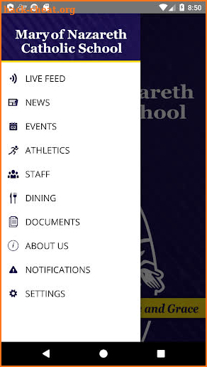 Mary of Nazareth School PA screenshot