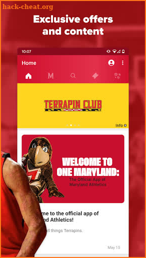Maryland Athletics screenshot