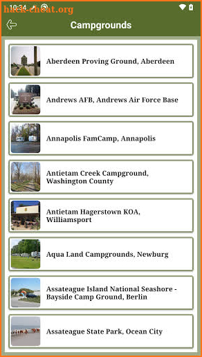 Maryland State RV Parks & Camp screenshot