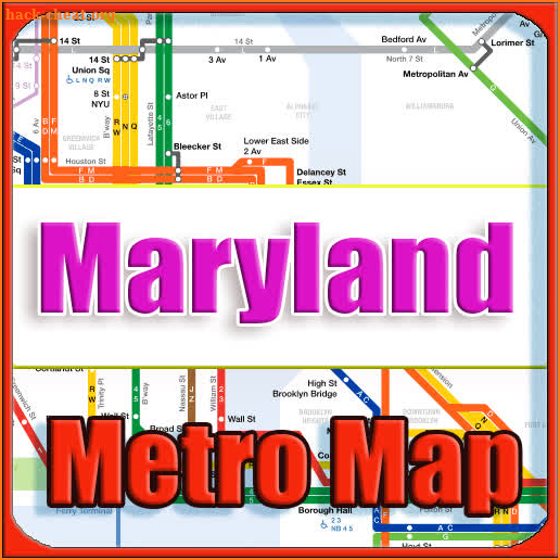 Maryland USA Metro Map Offline screenshot
