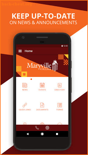 Maryville College screenshot