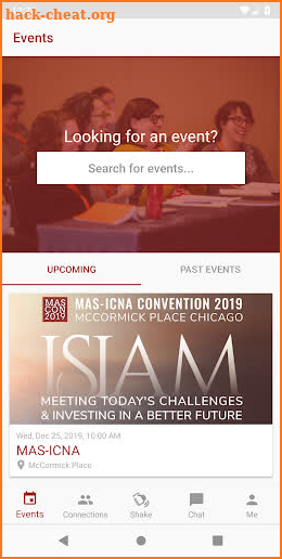 MAS-ICNA Convention screenshot