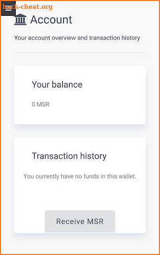 Masari Wallet screenshot