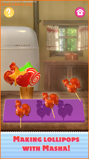 Masha and the Bear Child Games: Making Lollipops screenshot