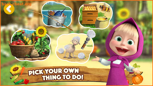Masha and the Bear: Farm Games screenshot