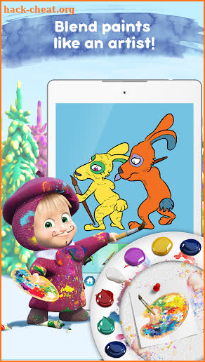 Masha and the Bear: Free Coloring Pages for Kids screenshot