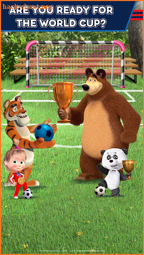 Masha and the Bear: Kids Football Games Cup 2018 screenshot