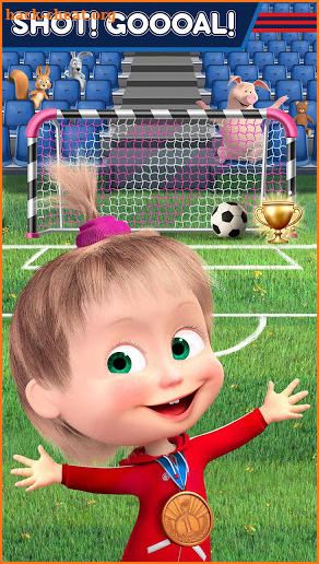 Masha and the Bear: Kids Football Games Cup 2018 screenshot