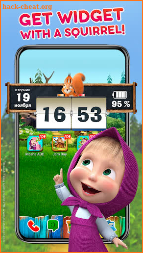 🍓 Masha and the Bear Live Wallpapers and Launcher screenshot