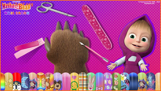 Masha and the Bear: Nail salon screenshot