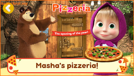 Masha and the Bear Pizzeria Game! Pizza Maker Game screenshot