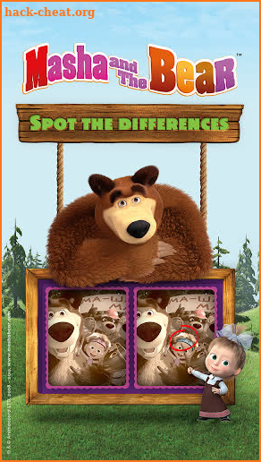 Masha and the Bear - Spot the differences screenshot