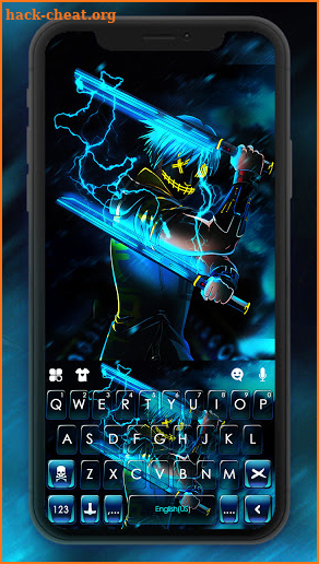 Masked Battle Ninja Keyboard Background screenshot