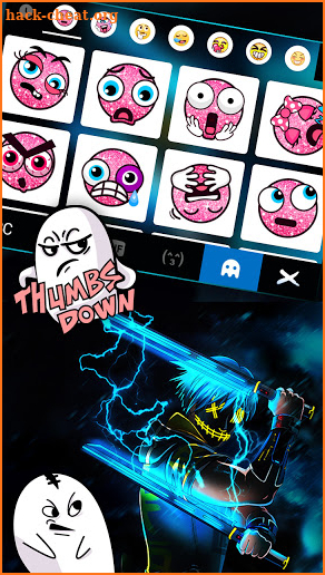 Masked Battle Ninja Keyboard Background screenshot