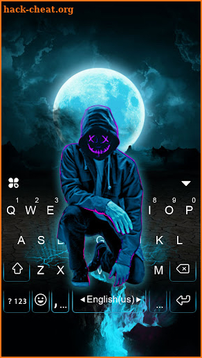 Maskman Parallax Keyboard Background screenshot
