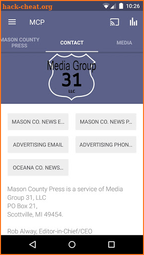 Mason County Press screenshot